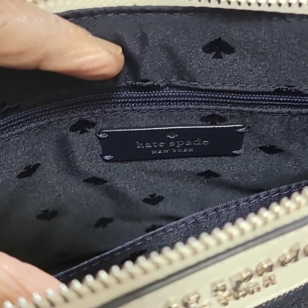 Kate Spade Denim Colorblock Crossbody Purse - Picture 4 of 5